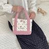 2 girl heart bear hand bag female large capacity portable new shopping tote bag female
