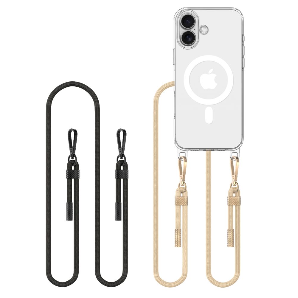 Tech-Protect Flexair Chain Magsafe Iphone 16 Black & Taupe