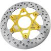 220mm U/min Motorrad Aluminiumlegierung Schwimmende Bremsscheibe 3/4 Loch 70/55mm Universell Vorne Hinten Rotor für Yamaha Roller Niu