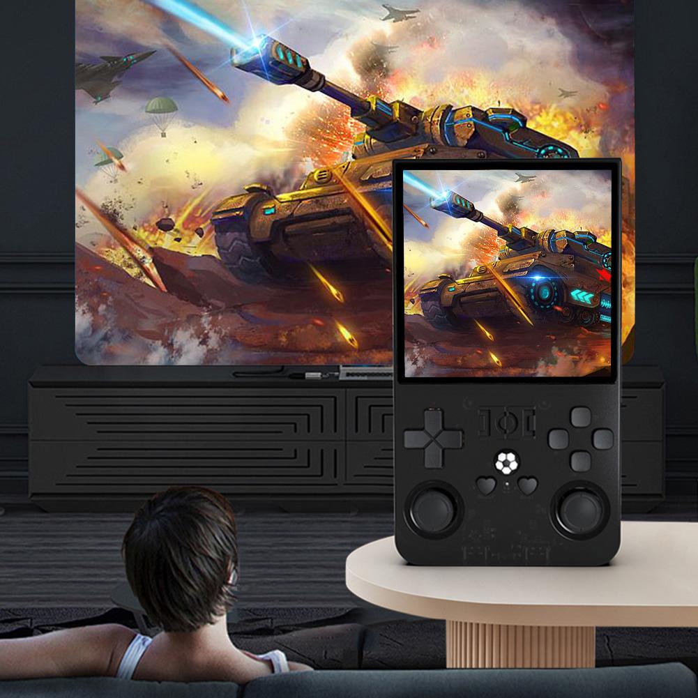 R36MAX Retro Gaming Console Built-in 15000+ Games Portable Video Game Player 4000mAh Large Battery RK3326 Chip Travel Essentials