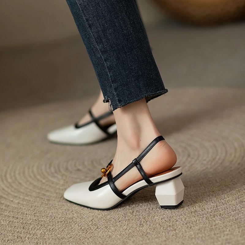 Fashion Women's Shoes 2024 Fashion Summer Dresses Sandals Women's Elegance Women's Sandals Lace Up Cuffzapatos Para Damas En Oferta