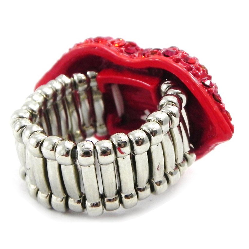 Les Trésors De Lily [I4552] - Bague Créateur 'Sissi' rouge