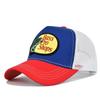 Cappellino a Rete con Visiera Curva e Ricamo a Punto Croce - Cappello da Sole Estivo