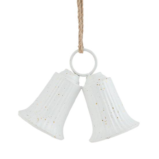 Christmas Bell Decoration Vintage Metal Jingle Bells Christmas Tree Hanging Ornaments for Door Wall Window Indoor Outdoor Decor