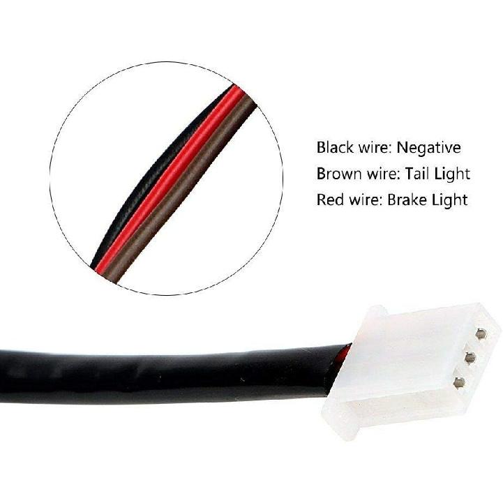 LED Rear Tail Brake Lights For 50Cc 70 Cc 90Cc 110Cc 125Cc 150Cc 4 Wheeler Taotao SunL JCL Kazuma Coolster Roketa Chinese ATVs Quad Baja Jonway