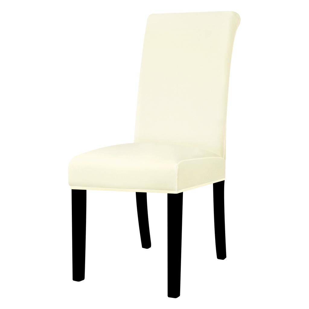 Elastic Solid Color Chair Cover Spandex Stretch Slipcovers Chair Seat Covers for Kitchen Dining Room Wedding Banquet Home Decor