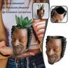 Fun Character Head Pen Holder  Planter Character Fun Decorative Pen Holder Ornament
