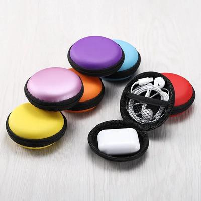 Portable Earphone Bag Electronics Accessories In-ear Earphone Case Portable Coin Jewelry Ornament Storage Earphone Organizer
