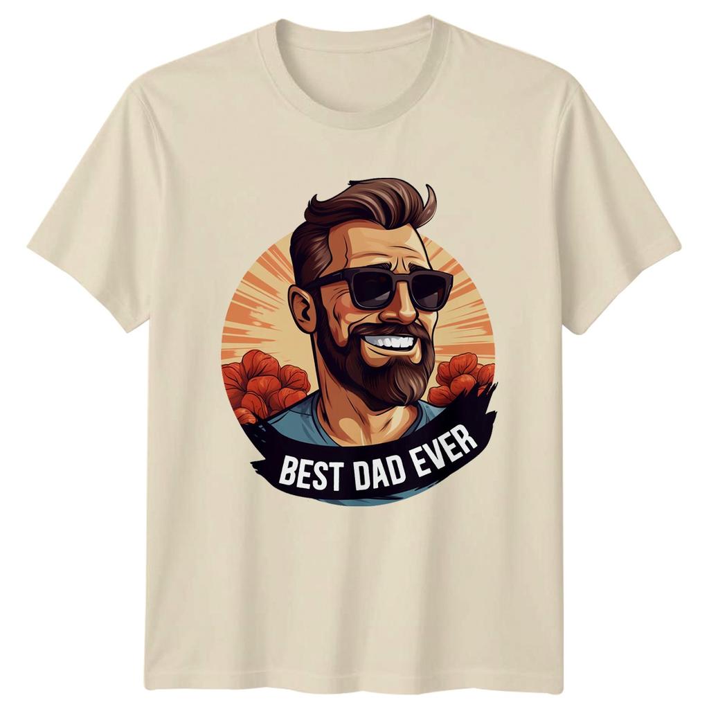 Best Dad Ever Unisexs TShirt Fathers Day Fatherhood Fathers Day Gift For Him