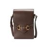 Horsebit 1955 Leather Cell Phone Pouch, Cigarette Case, Bag, Crossbody Bag, Shoulder Bag Unisex Brown 625615-0YK0G-2528