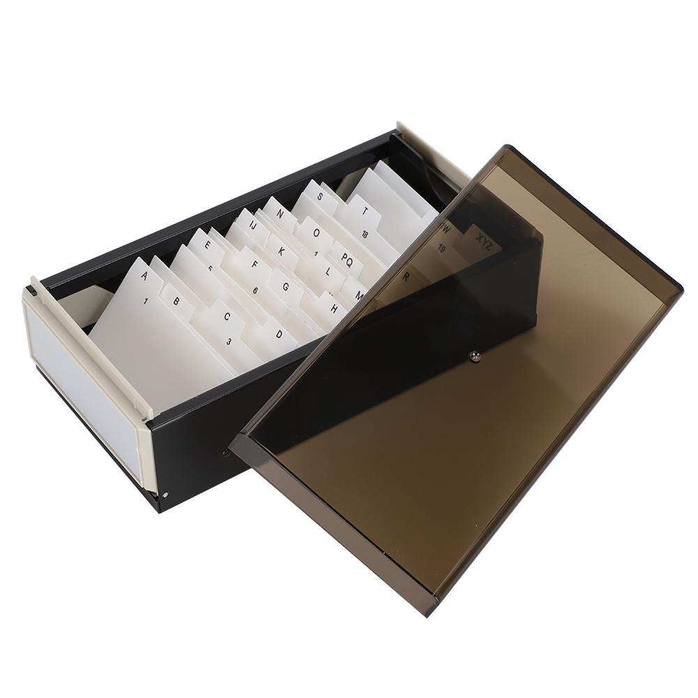 Large Capacity Business Card Holder Name Card Storage Box Organizer Case for Office