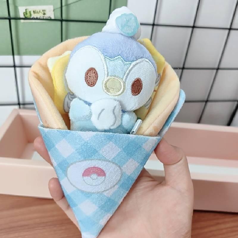 Plush Pikachu Pokémon Toys Anime Animal Fill Doll Backpack Key Pendant Chain