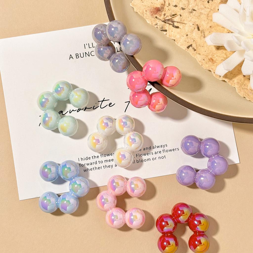 Simple Ear Cuff Trendy Ear Accessory Comfortable Ear Clip Not Piercing Earrings Resin Texture for Various Occasions