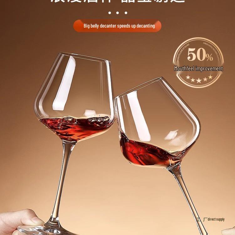 Creative Red Wine Glass Hanging Rack for Living Room Cabinets - Display and Storage Shelf with Ornaments
