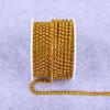 Glass Crystal Rhinestones Chain Sew on Trimming Colorful Rhinestone Chains for Dress Decoration