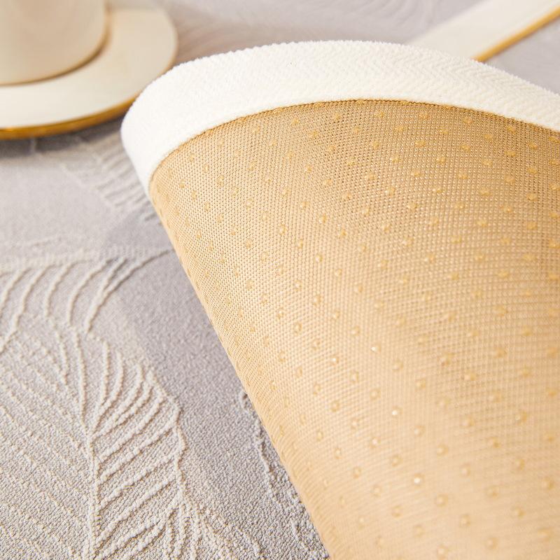 Sofa Cushion Modern Simple High-end Genuine Leather Non-Slip Sofa Seat Cushion Chenille Leaf Four Seasons Universal Cover Cover