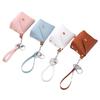 Korean Creative Ins Keychain Bag PU Leather Coin Purse Hand Strap Cute Wallet for Girls Mini Storage Bag Mini Purse Kawaii Bag