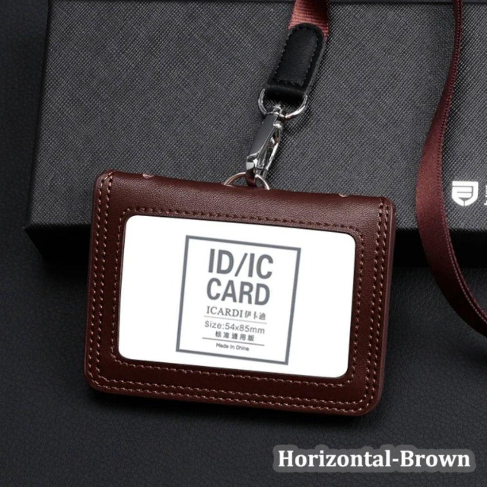 Business ID Card Holder with Lanyard Work Card Case Women Men Doctors Badge Holder  Referee