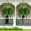 Boston Fern Fake Plant With Uvresistant Plastic Foliage For Apartment Decor Home