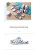 Women's Backless Cartoon Print EVA Slippers - Durable, Soft Sole Hospital Footwear
