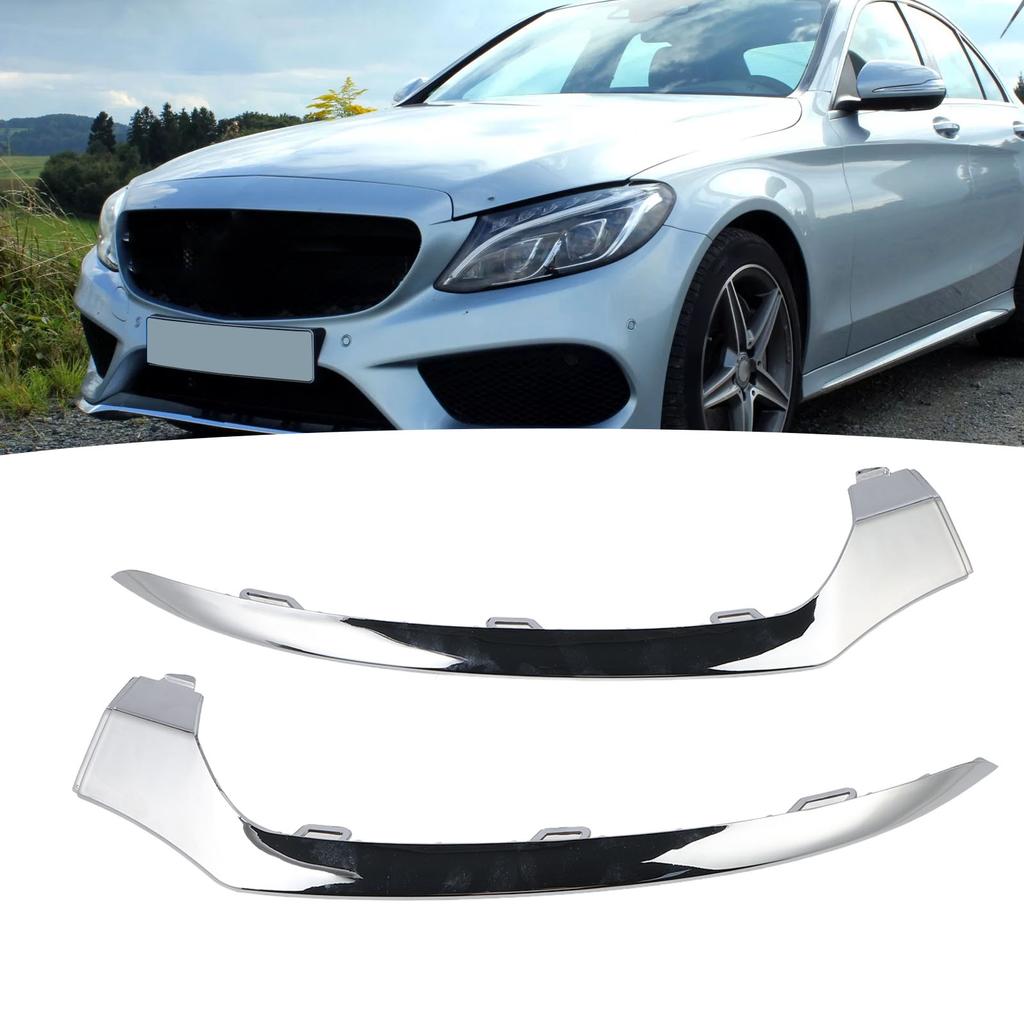 2KS Chromová spodní lišta předního nárazníku 2058851374 Náhrada pro Benz C-Class W205 C205 A205 S205