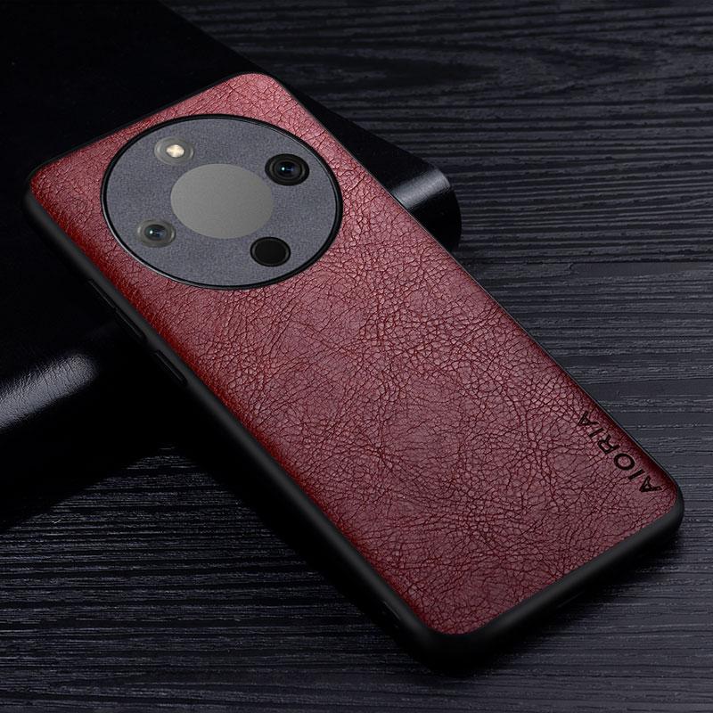 Luxury Leather Case for Honor X9D X9b X9a X7D X7b 5G Premium Business Style Retro Litchi Pattern Back Cover for X9D Case