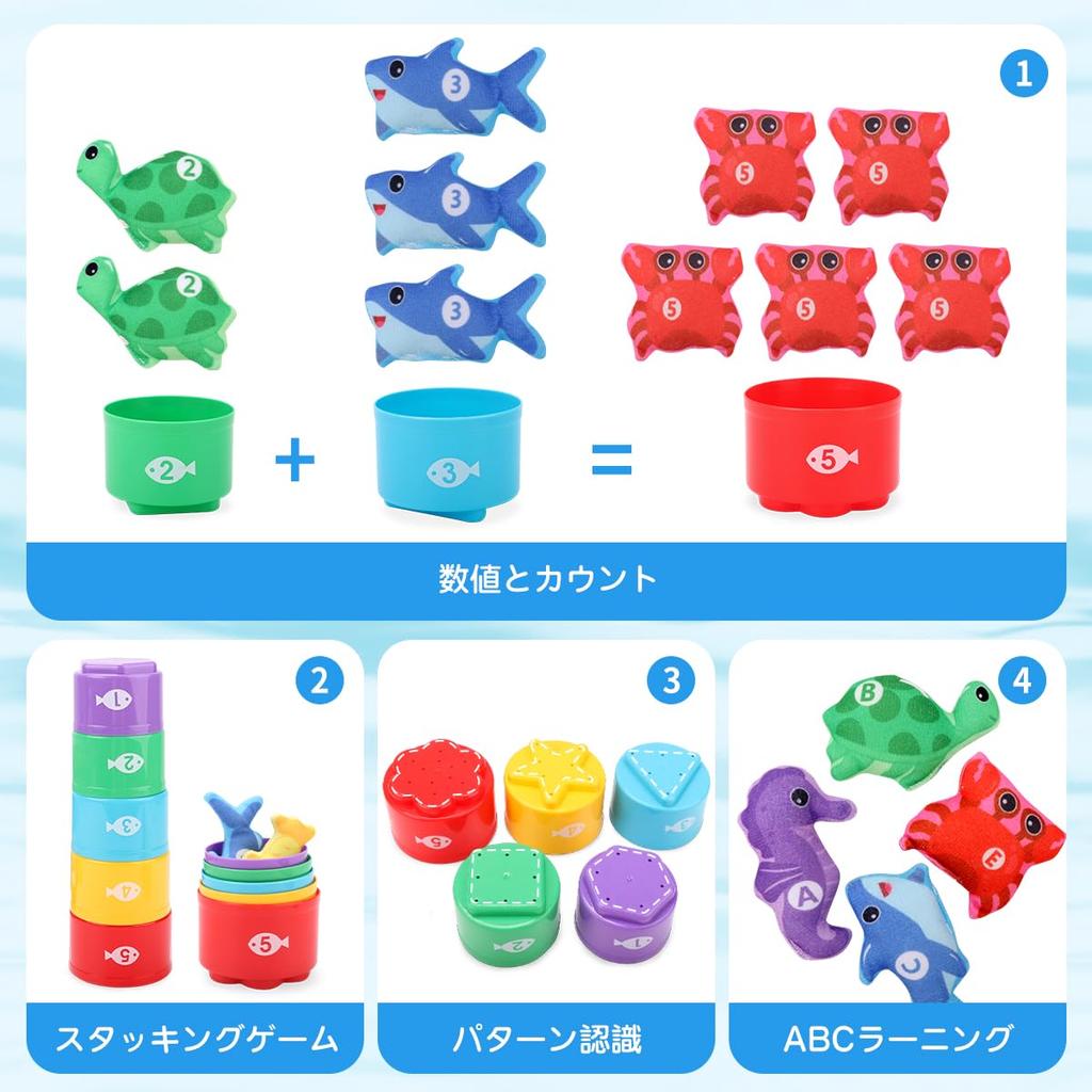 Montessori Educational Cloth Fishing Toy for Boys and Shape Early Finger Popular Gift for Ages and Baby Shower Preschool Entry Day Birthday Gift