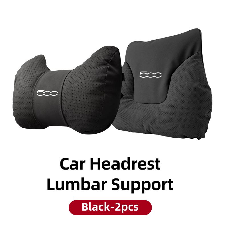 Car Neck Pillow Lumbar Backrest Cushion Lumbar Cushions Car Headrest Cushion For FIAT 500 Grande Punto Tipo Stilo UNO Astra Brav