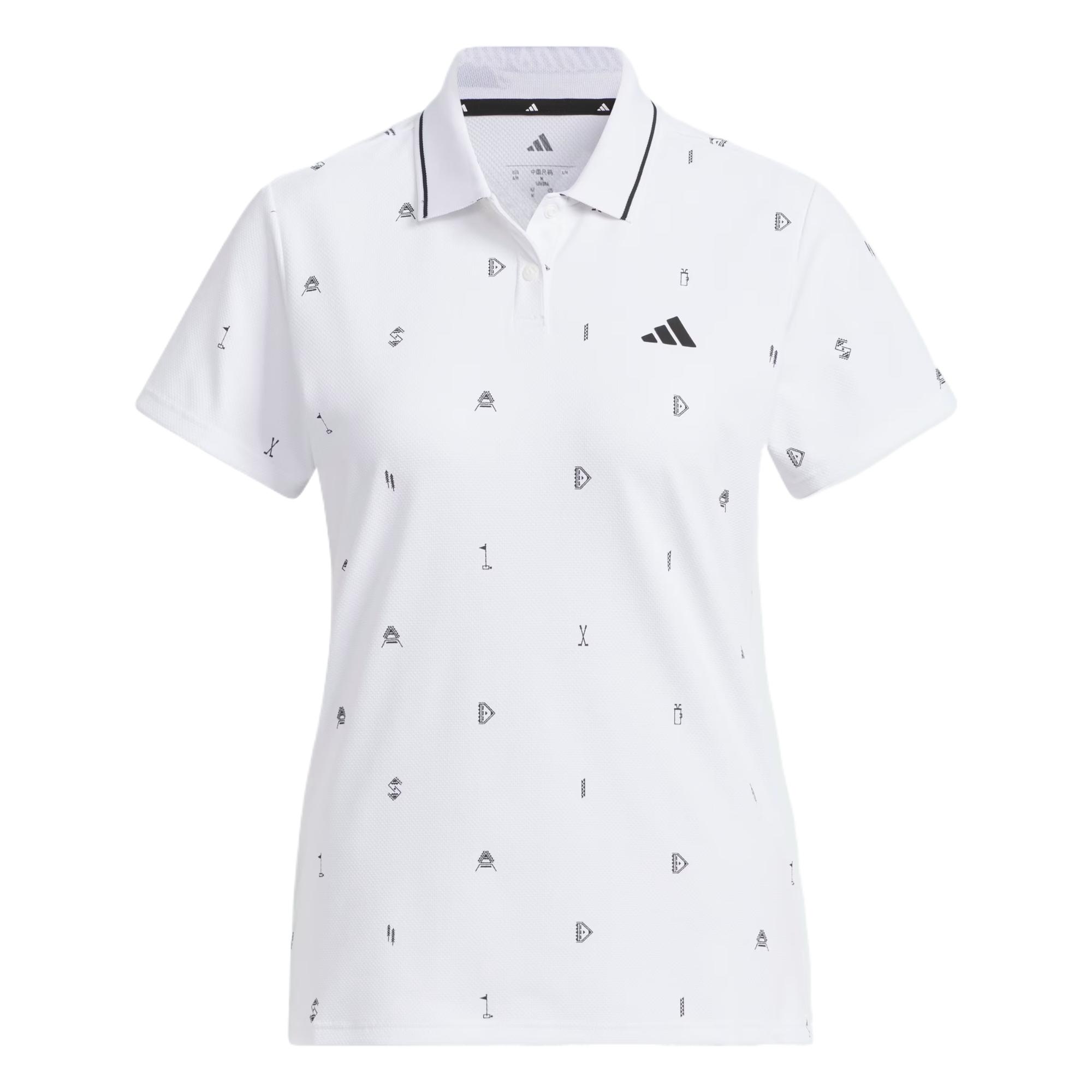 Adidas Performance Climacool Moisture-Wicking Short Sleeve Golf Shirt Women tops KA4304 XS
