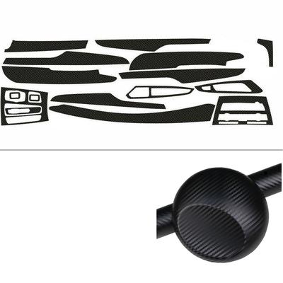 3D Carbon Fiber Pattern Interior DIY Trim Decals For BMW X5 F15 2008-2018