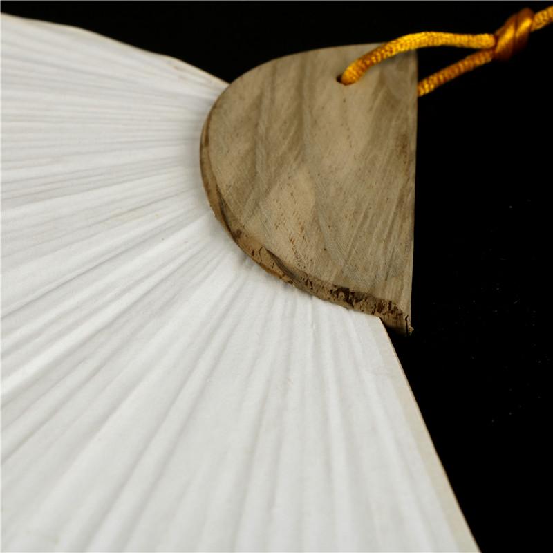 Practical Three Type Fan With Bamboo Handle Blank Paper Fan