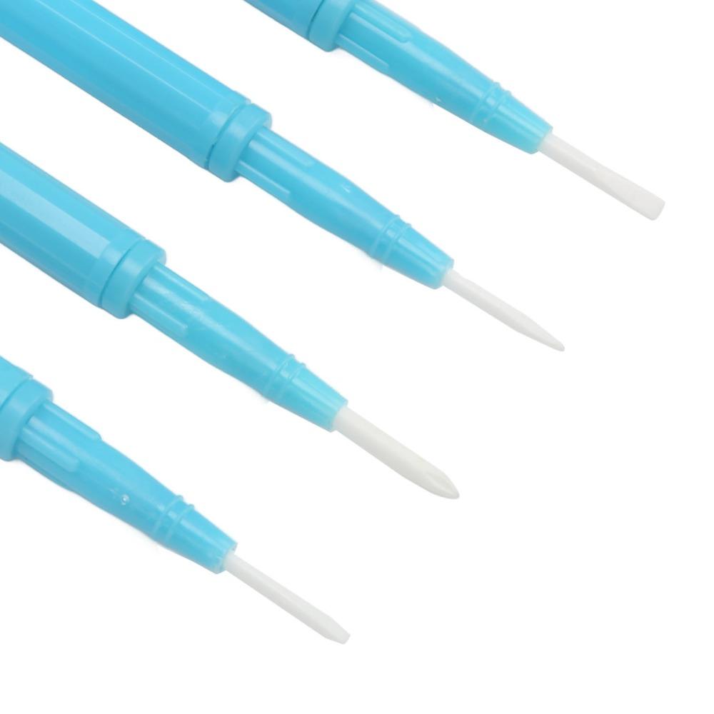 4PCS Slotted/Flat Head Ceramic Screwdriver Set 1.3mm, 1.8mm, 2.0mm, 2.6mm Ceramic Tip Non-Conductive Adjusting Screwdriver