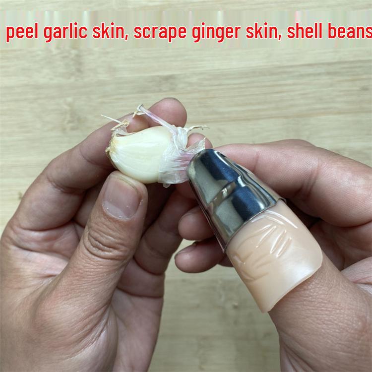 Stainless Steel Multifunctional Thumb Knife and Fingernail Protector