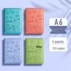 Large Cartoon Embossed Soft Cover Notebook - A5/A6 College Planner Diary