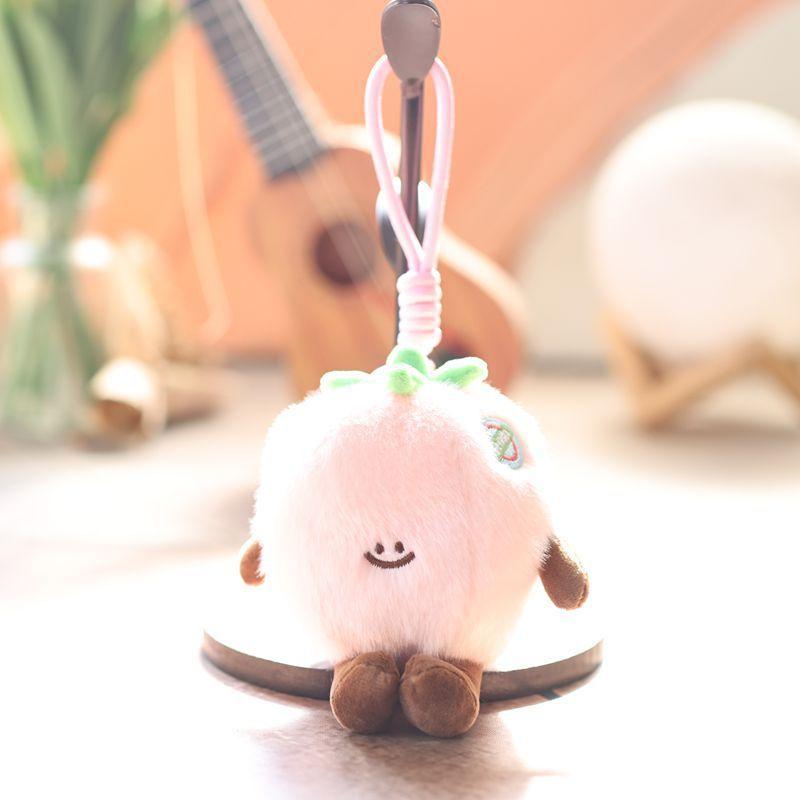 

Fruit Plush Keychain With Pp Cotton Filling For Kids And Adults розовый