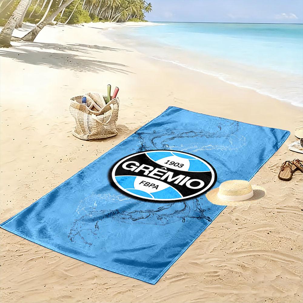 Grêmio Logo Blue Beach Towel Beach Towel Quick-drying for Travel Outdoor Sports Jogging Beach and Swimming