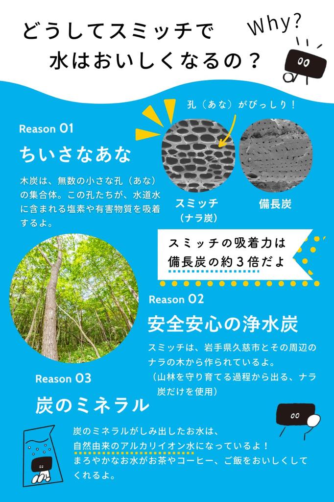 SUMITCH Alkaline Ion Water Conditioner Water Purifier Pot Water Purification Charcoal Tap Water Into Delicious Mineral Water with Domestically