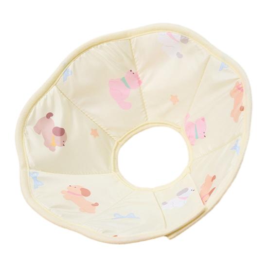 Pet Cone Collar Waterproof Cat Recovery Collar Cute Bear Print Soft Recovery Cone