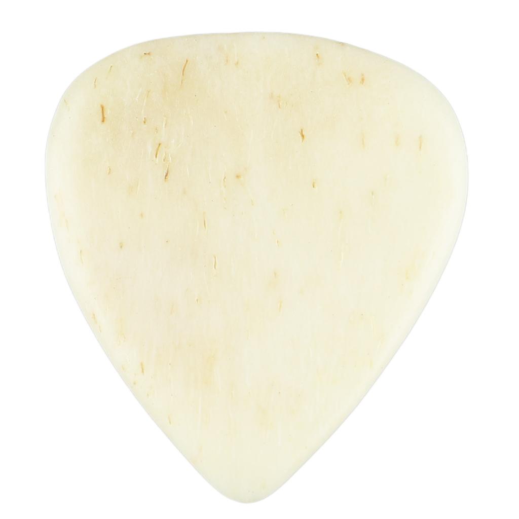 Guitar Pick Ox Bone Skidproof Easy Playing Plucking Pick Accessory for Performance Flat Surfaces