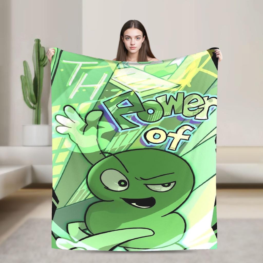 Cartoon Blanket Fleece Bfdi Lightweight Thin Throw Blanket for Bedding Couch Bedspread