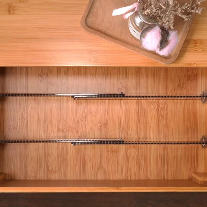 

Регулируемые утолщенные прозрачные разделители для ящиков для нижнего белья и носков Telescopic Drawer Divider, 2 Pack