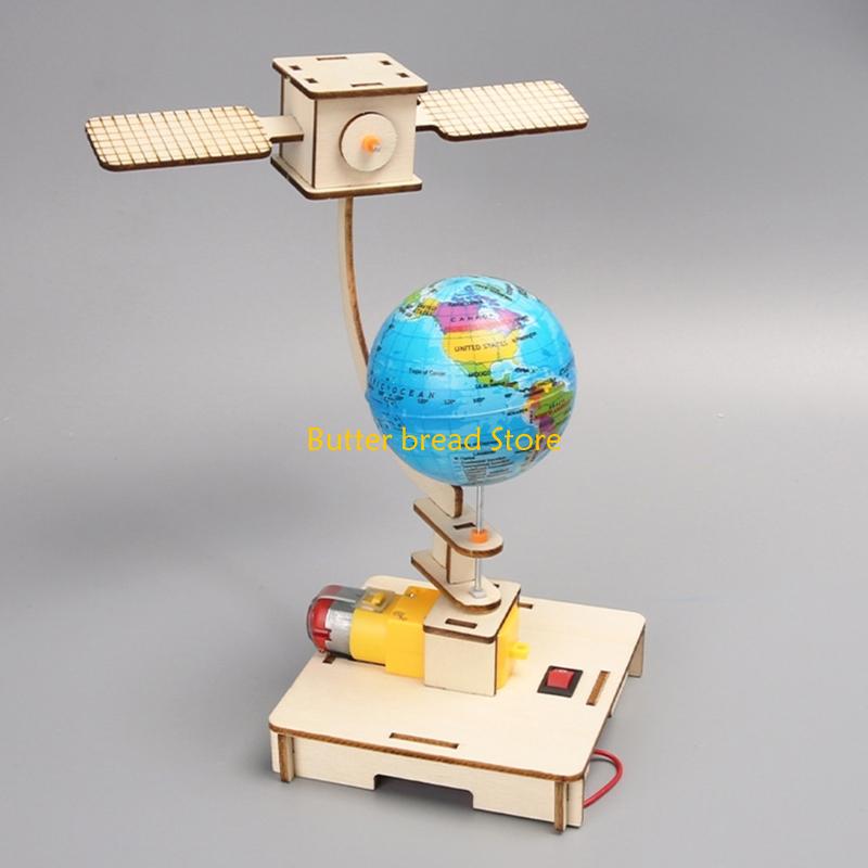 W89C Orbiting Satellite Model Science Experiment Kits Kids Science Toy STEM Toy CN
