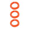 3pc Twisted Line For EGO Power AL2420P Pre-Cut Trimmer & Multi-Head String Nylon  Diameter 2.4mm  Outdoor Power Equipment