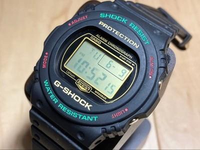 Casio G-SHOCK DW-5700TH-1JF Rare Gold Dial Black Body Vintage Limited Watch FS