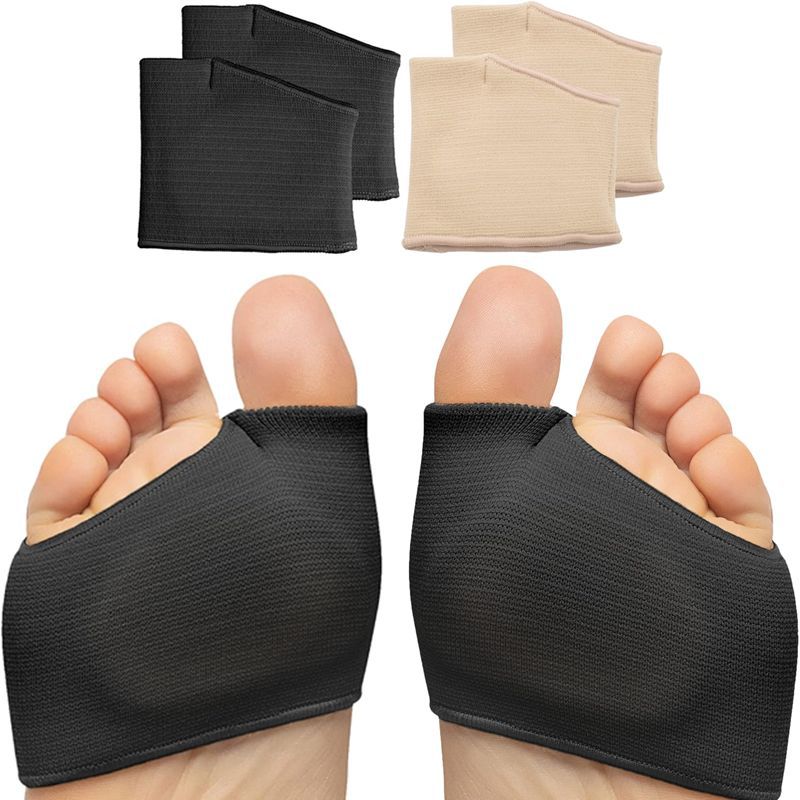 Halbsohlen zur Linderung von Mittelfußschmerzen Schuhpolster Ballenpolster Für Hallux Valgus Korrektor Socken