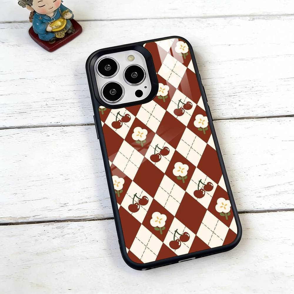 plaid background Phone Case For iPhone17,16,15,14,13,12,11 Plus,Pro Magnetic with Magsafe Wireless Charging