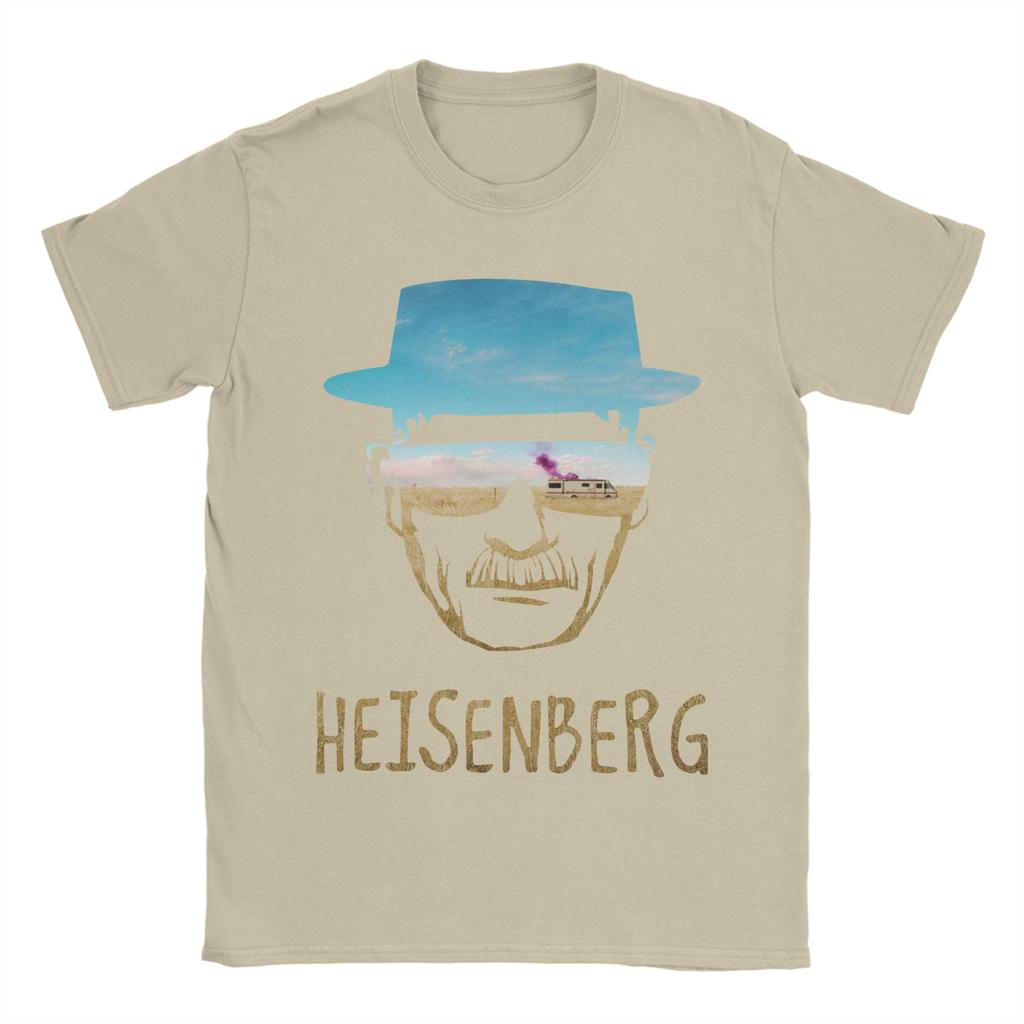 Heisenberg Breaking Bad Men T Shirt Amc Walter White Jessie Pinkman Tee Shirt Short Sleeve O Neck T-Shirt Cotton New Clothing