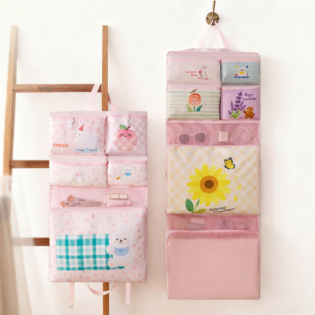 New Printed 10-in-1 Travel Storage Bag Large Capacity Portable Underwear Organizer Luggage Clothing Organizer Bag