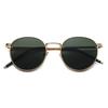 Metal Sunglasses Men'S Retro Small Oval Glasses Frame Prince Sunglasses Trendy Women'S Sunglasses