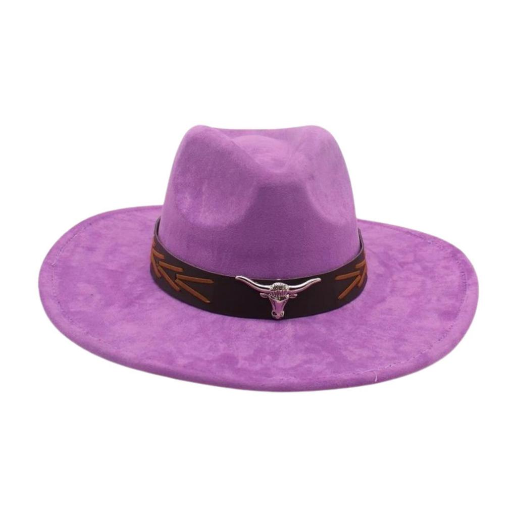 Grassland Ethnic Style Dance Sunscreen Travel Shooting Big Eaves Hat Men'S And Women'S High-End Flat-Brimmed Top Hat
